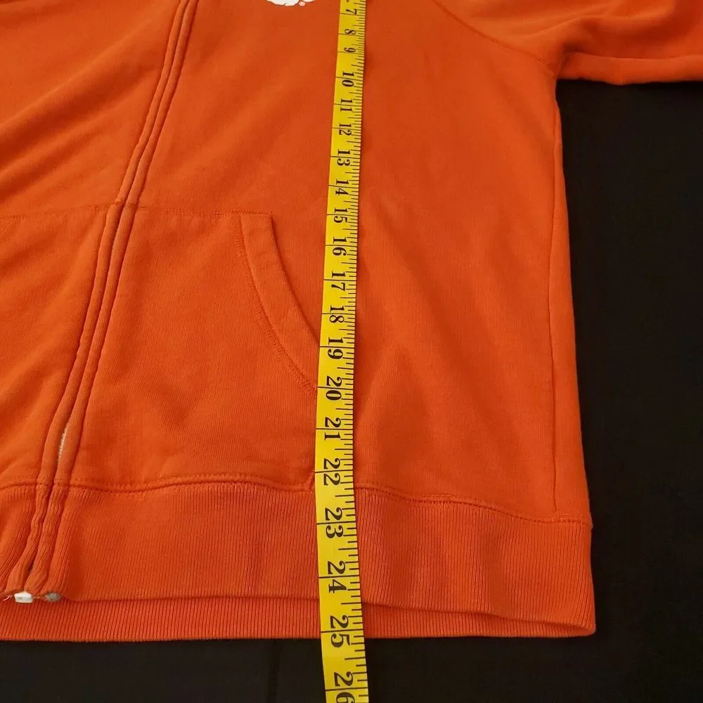 Clemson Tigers Orange Nike Jacket Men Lightweight Full Zip Size Large NCAA Sport